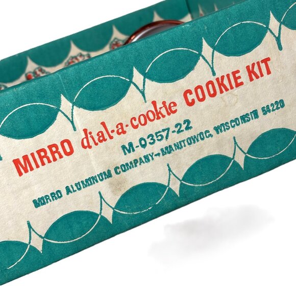 vintage 1950's Mirro Dial a Cookie Press Complete in Original Box - Picture 7 of 11